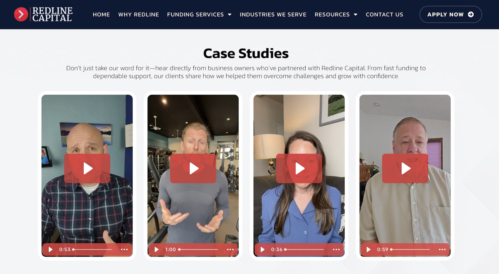 Redline Capital Case Studies