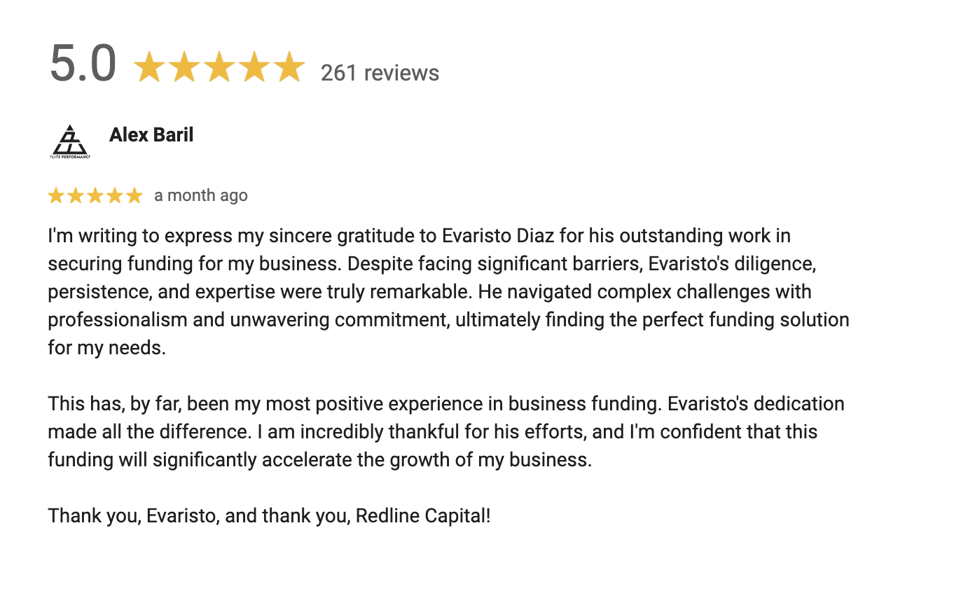 Redline Capital review from Alex Baril